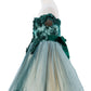 Off Shoulder Glitter Tulle Flower Girl Dress by Cinderella Couture USA AS9130