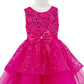 Sleeveless Sequin Layered Girl Party Dress by Cinderella Couture USA AS9131