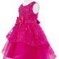 Sleeveless Sequin Layered Girl Party Dress by Cinderella Couture USA AS9131