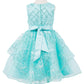 Sleeveless Sequin Layered Girl Party Dress by Cinderella Couture USA AS9131