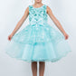 Sleeveless Sequin Layered Girl Party Dress by Cinderella Couture USA AS9131