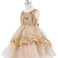 Embellished Sleeveless A-Line Girl Party Dress by Cinderella Couture USA AS9132