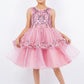 Embellished Sleeveless A-Line Girl Party Dress by Cinderella Couture USA AS9132