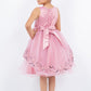Embellished Sleeveless A-Line Girl Party Dress by Cinderella Couture USA AS9132