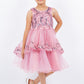 Embellished Sleeveless A-Line Girl Party Dress by Cinderella Couture USA AS9132