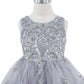 Embellished Sleeveless A-Line Girl Party Dress by Cinderella Couture USA AS9132