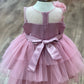 Beautiful 3D Flowers Tulle Baby Dress by Cinderella Couture USA AS9141B