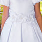 Beautiful Short Puff Sleeve Flower Girl Dress by Cinderella Couture USA AS9143