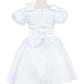 Cute Ribbon Puff Sleeve Flower Girl Dress by Cinderella Couture USA AS9144