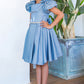Cute Ribbon Puff Sleeve Flower Girl Dress by Cinderella Couture USA AS9144