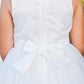 Elegant Sleeveless Satin Tulle Flower Girl Dress by Cinderella Couture USA AS9145