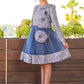 Elegant Jacquard Long Sleeve Jacket Girl Party Dress by Cinderella Couture USA AS9146