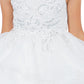 Sparkling Sequin Lace Tulle Flower Girl Dress by Cinderella Couture USA AS9152