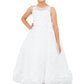 Beautiful Illusion Tulle Flower Girl Dress by Cinderella Couture USA AS9153