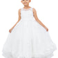 Beautiful Illusion Tulle Flower Girl Dress by Cinderella Couture USA AS9153