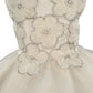 Satin Daisy Sequin Tulle Baby Dress by Cinderella Couture USA AS9154B