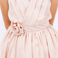 Applique V-Neck Plead Girl Party Dress by Cinderella Couture USA AS9160