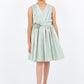 Applique V-Neck Plead Girl Party Dress by Cinderella Couture USA AS9160