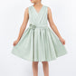 Applique V-Neck Plead Girl Party Dress by Cinderella Couture USA AS9160