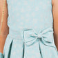 Jacquard Ribbon Sleeveless Jewel Top Girl Party Dress by Cinderella Couture USA AS9165
