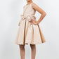 Jacquard Ribbon Sleeveless Jewel Top Girl Party Dress by Cinderella Couture USA AS9165