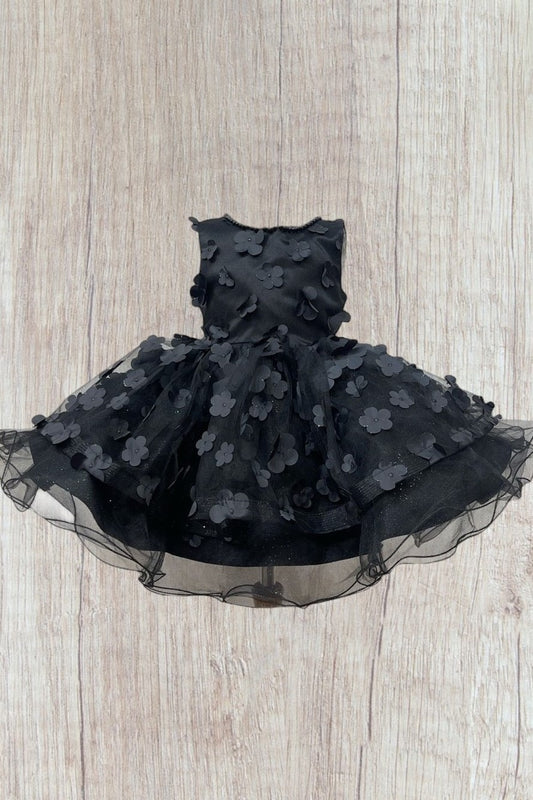 Floral Appliques Layers Tulle Girl Communion Dress by Cinderella Couture USA AS9170B