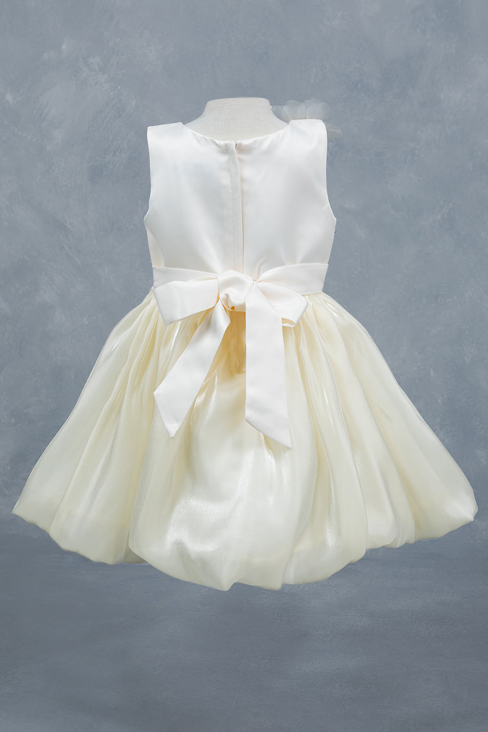 Sleeveless Tulle Petals A-Line Girl Communion Dress by Cinderella Couture USA AS9173B