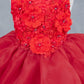 Organza Multi-Layered A-Line Girl Communion Dress by Cinderella Couture USA AS9176