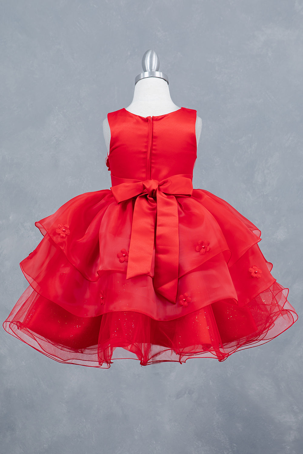 Organza Multi-Layered A-Line Girl Communion Dress by Cinderella Couture USA AS9176