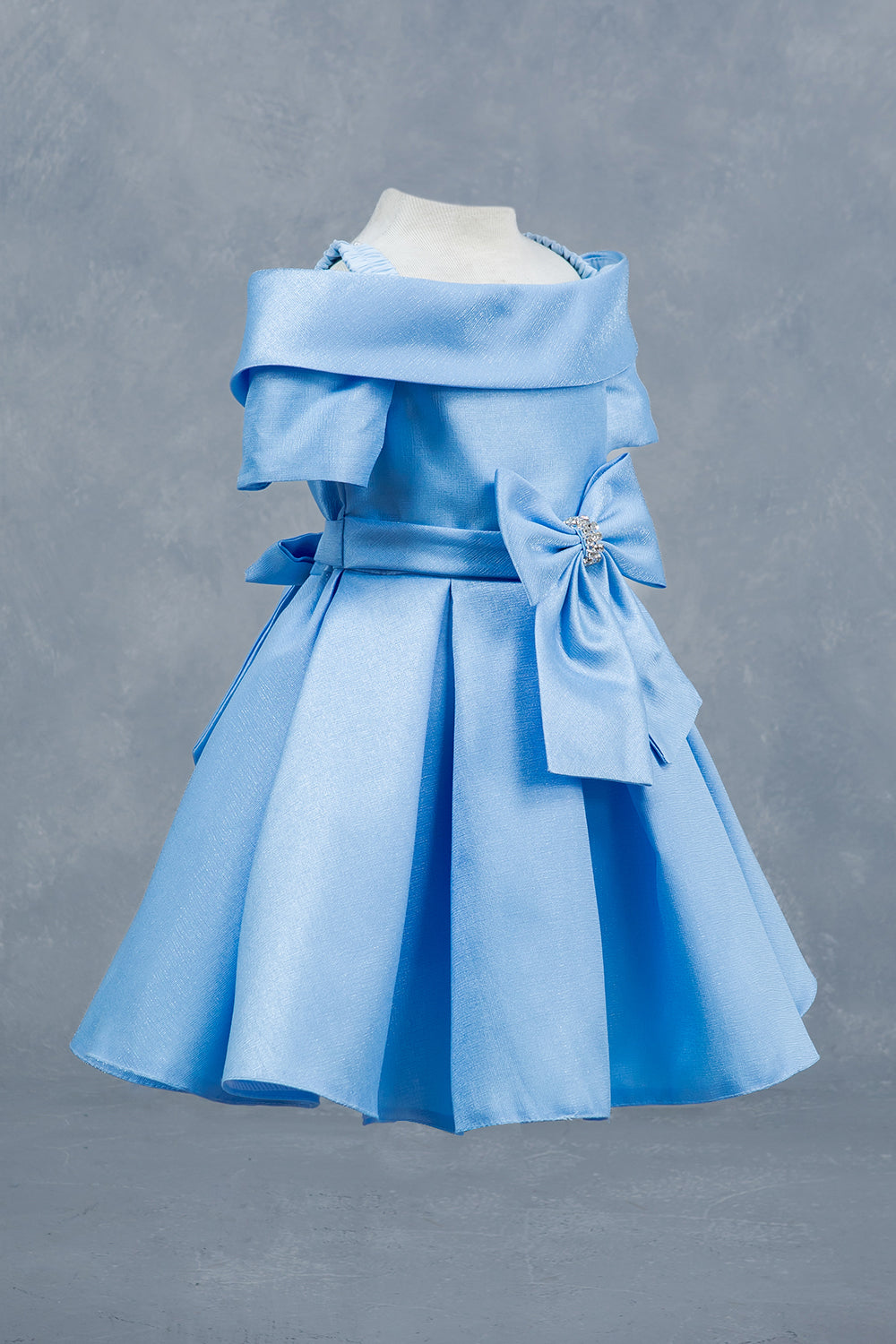 Sparkling Off Shoulder Neckline Girl Communion Dress by Cinderella Couture USA AS9177B