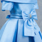 Sparkling Off Shoulder Neckline Girl Communion Dress by Cinderella Couture USA AS9177B