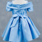 Sparkling Off Shoulder Neckline Girl Communion Dress by Cinderella Couture USA AS9177B