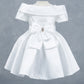 Sparkling Off Shoulder Neckline Girl Communion Dress by Cinderella Couture USA AS9177B