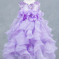 Glitter Sleeveless Ruffled Girl Communion Dress by Cinderella Couture USA AS9179