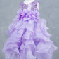 Glitter Sleeveless Ruffled Girl Communion Dress by Cinderella Couture USA AS9179