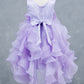 Glitter Sleeveless Ruffled Girl Communion Dress by Cinderella Couture USA AS9179