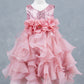 Glitter Sleeveless Ruffled Girl Communion Dress by Cinderella Couture USA AS9179