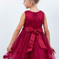 3D Floral Sleeveless Flower Girl Dress by Cinderella Couture USA AS9219