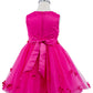 3D Floral Sleeveless Flower Girl Dress by Cinderella Couture USA AS9219