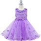 3D Floral Sleeveless Flower Girl Dress by Cinderella Couture USA AS9219