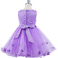 3D Floral Sleeveless Flower Girl Dress by Cinderella Couture USA AS9219