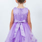 3D Floral Sleeveless Flower Girl Dress by Cinderella Couture USA AS9219