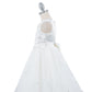 3D Floral Sleeveless Flower Girl Dress by Cinderella Couture USA AS9219