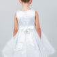3D Floral Sleeveless Flower Girl Dress by Cinderella Couture USA AS9219