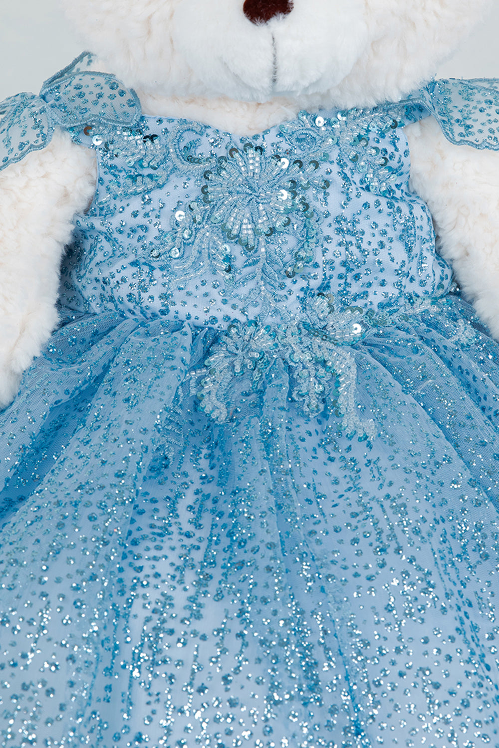 3D Appliques Sequin A-Line Girl Communion Dress by Cinderella Couture USA ASBR-8120