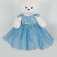 3D Appliques Sequin A-Line Girl Communion Dress by Cinderella Couture USA ASBR-8120