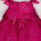 3D Appliques Sequin A-Line Girl Communion Dress by Cinderella Couture USA ASBR-8120