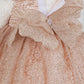 3D Appliques Sequin A-Line Girl Communion Dress by Cinderella Couture USA ASBR-8120