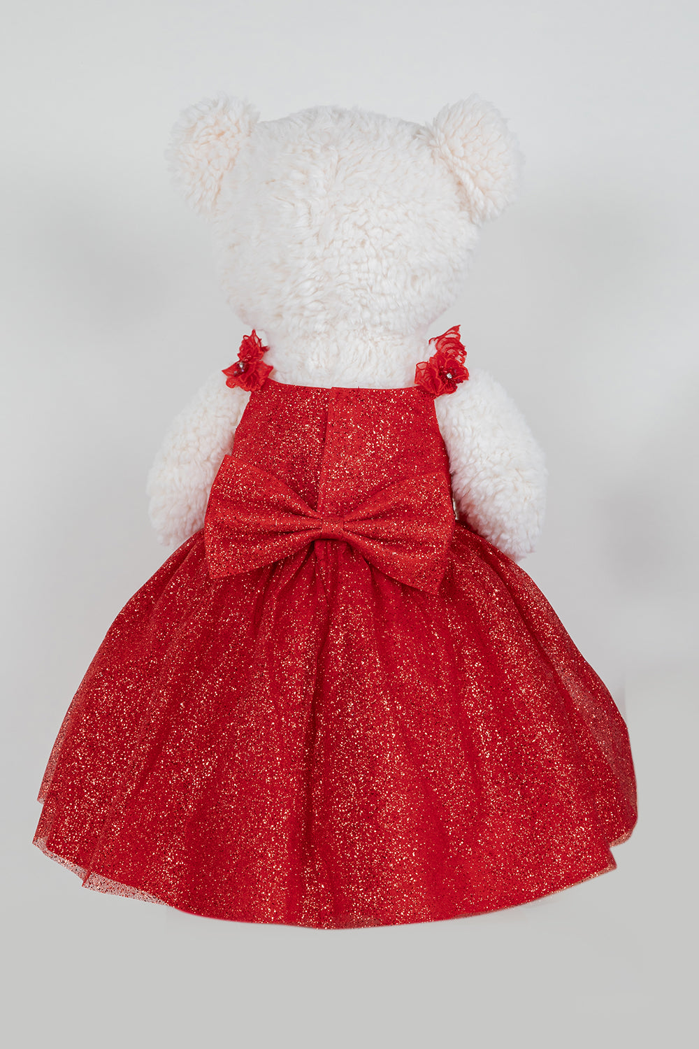 Teddy Bear V-Neckline Tulle Girl Communion Dress by Cinderella Couture USA ASBR-8270