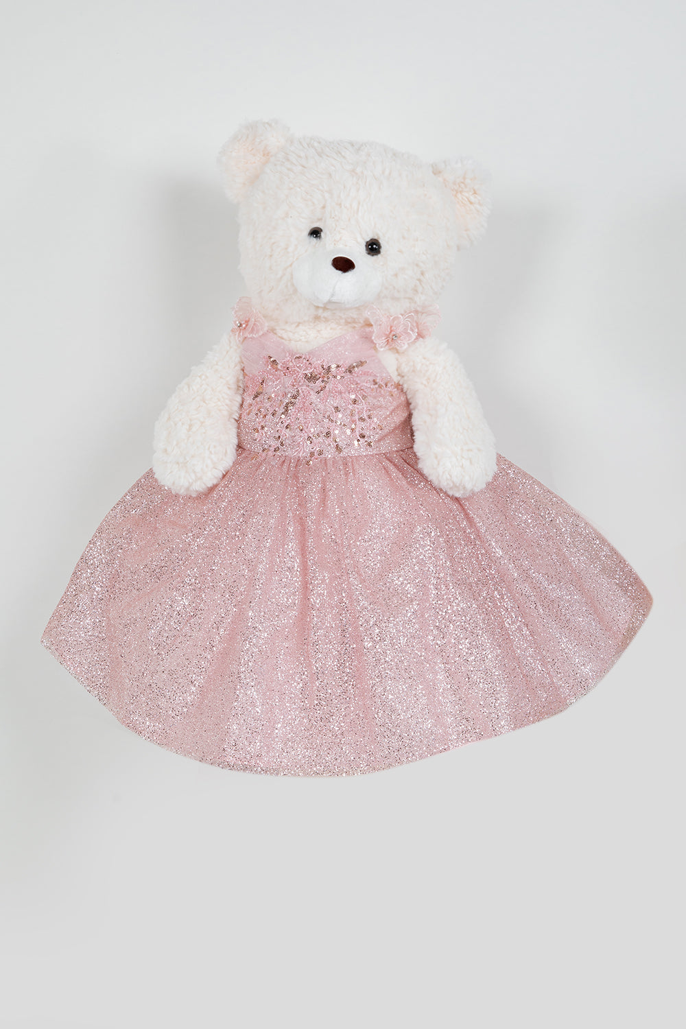 Teddy Bear V-Neckline Tulle Girl Communion Dress by Cinderella Couture USA ASBR-8270